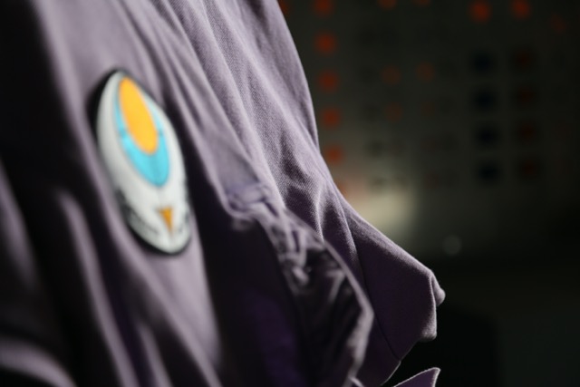 Costume draped on the set